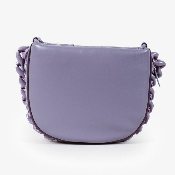 Stella McCartney Puffy Frayme Shoulder Bag in Grape - Picture 4 of 15